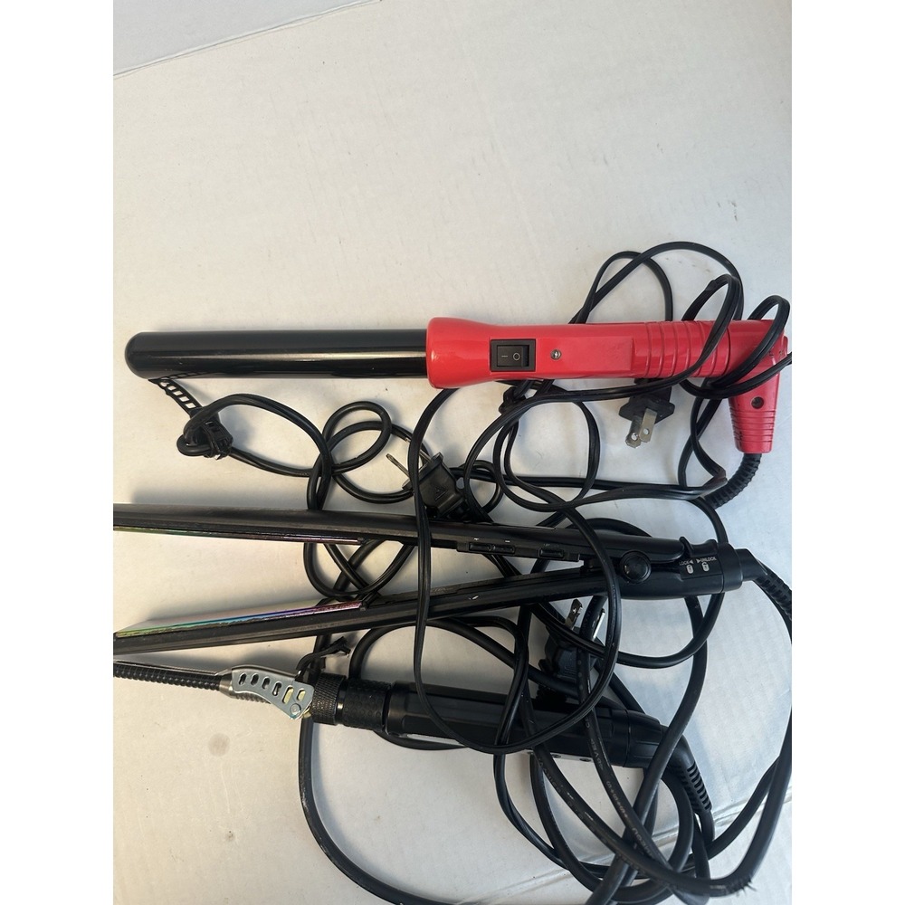 Lot of 3 Hair Styling Tools - Conair & Bella Beauty (UNTESTED / FOR PARTS)